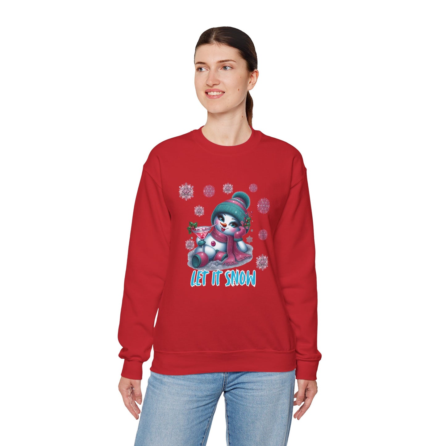 Let It Snow Shirt β Glam Snowwoman Christmas Tee