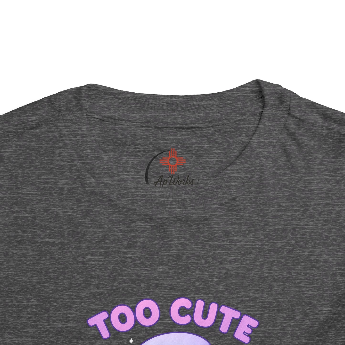 Too Cute To Spook Toddler Short Sleeve Tee – Kawaii Ghost Skateboard Halloween Shirt