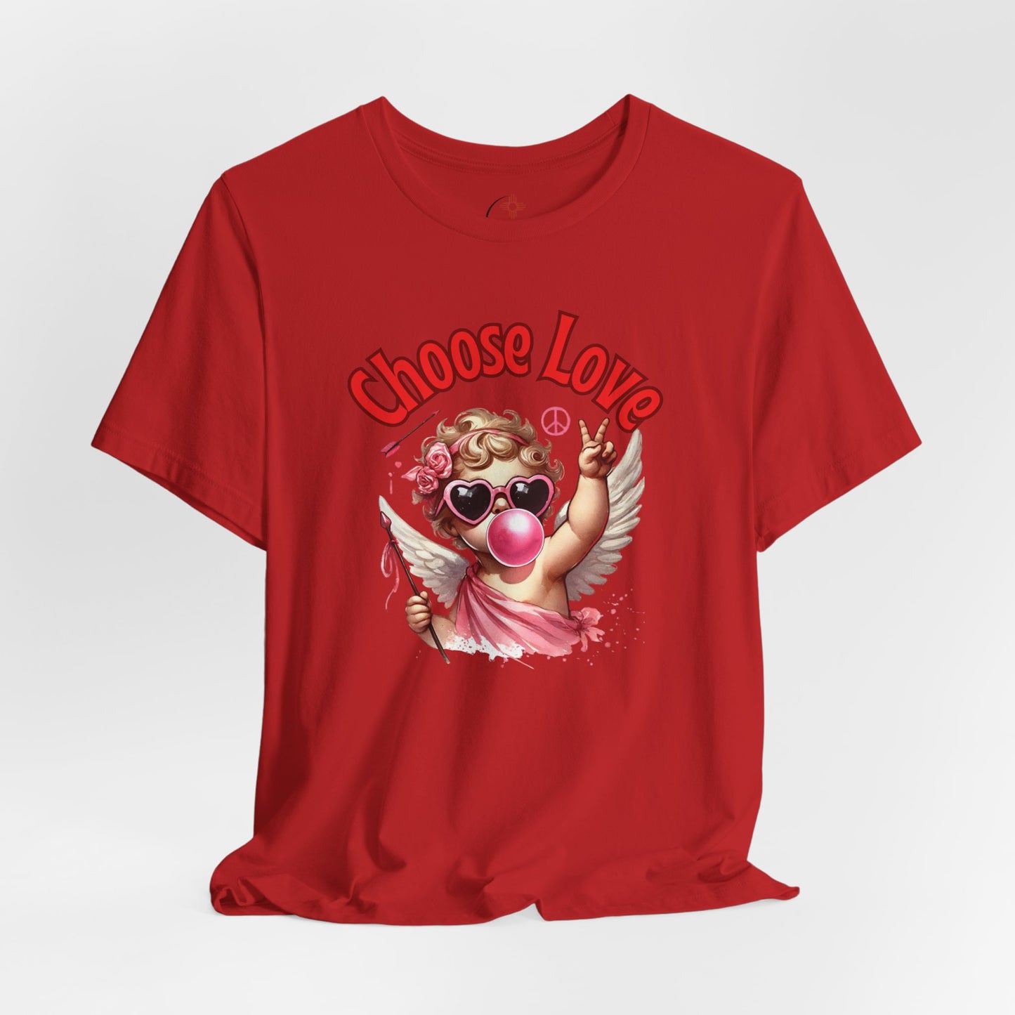 Choose Love Cupid T-Shirt – Peace & Love Valentine Graphic Tee