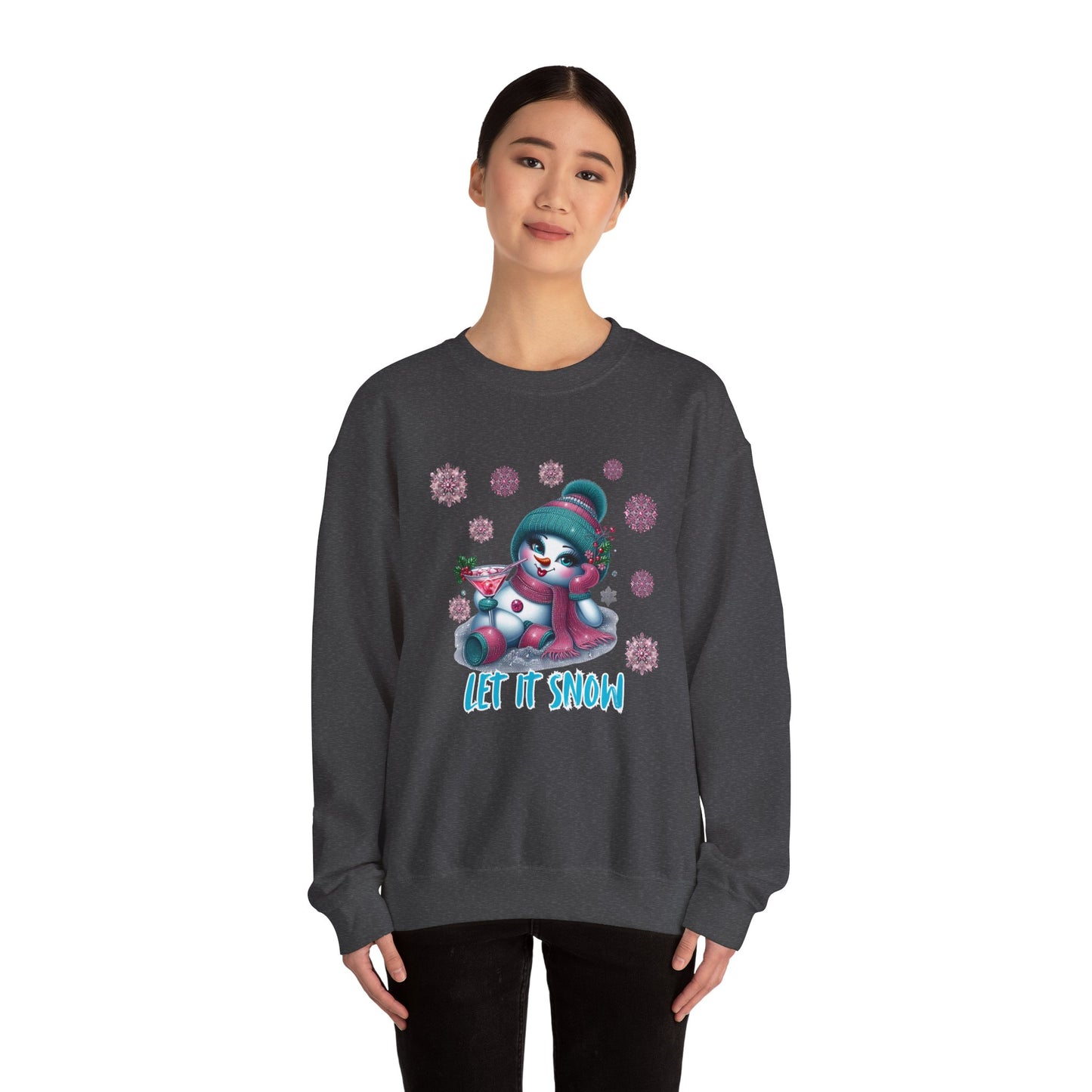 Let It Snow Shirt – Glam Snowwoman Christmas Tee