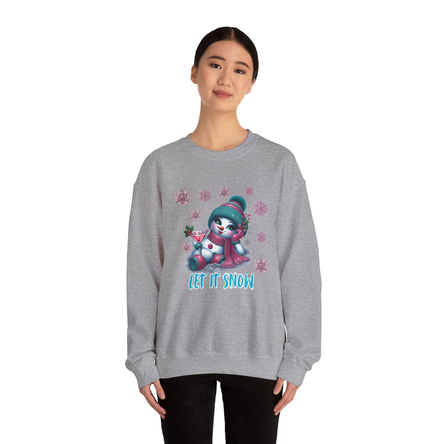Let It Snow Shirt – Glam Snowwoman Christmas Tee
