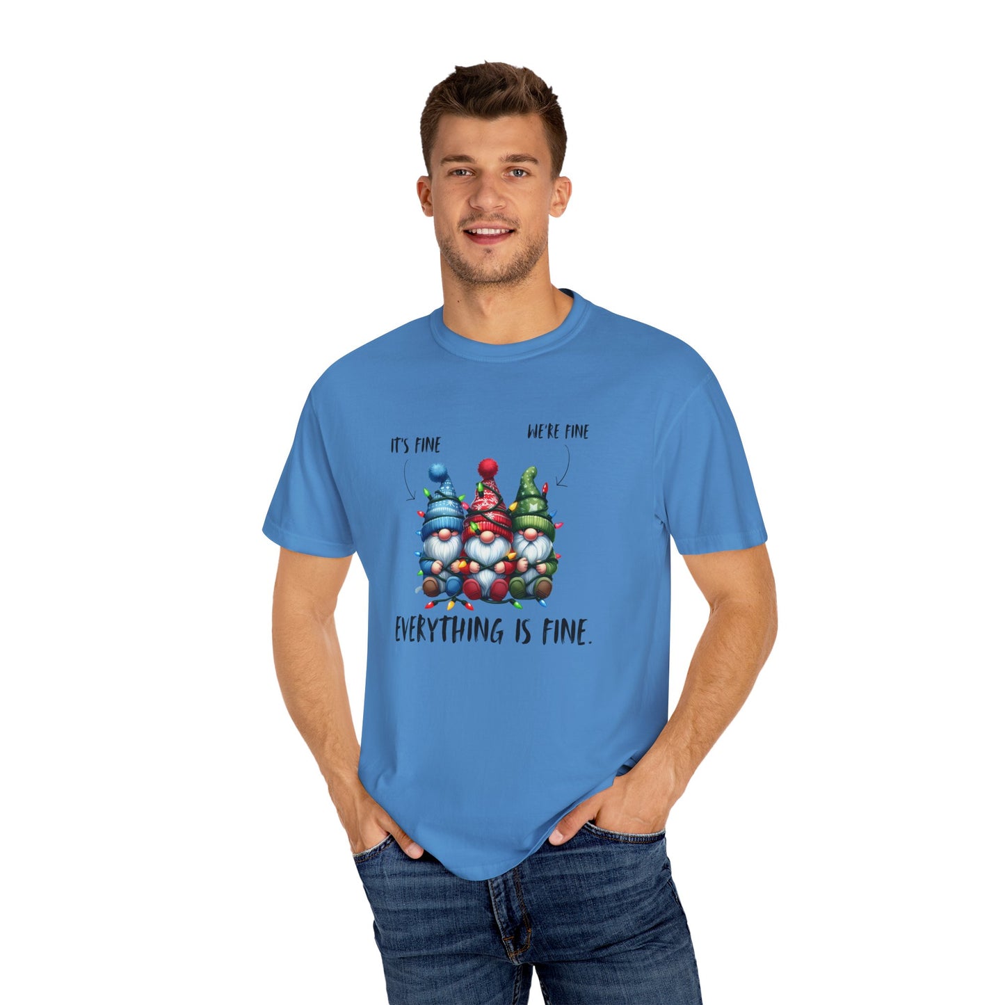 Christmas Gnomes Shirt – Cute Holiday Lights Graphic Tee