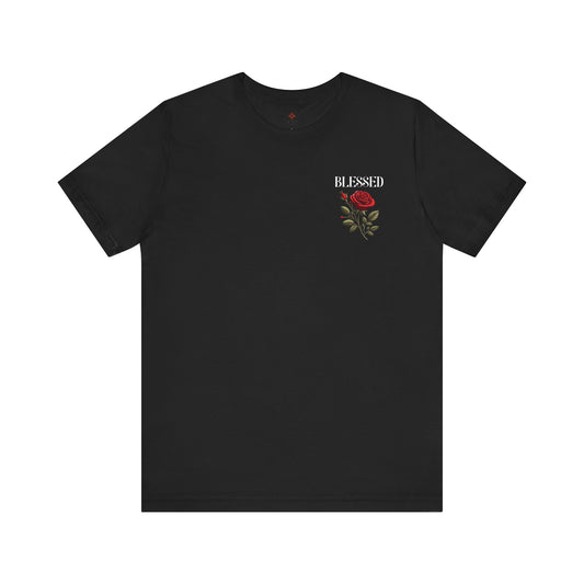 Blessed Roses T-Shirt – Bold Faith & Style Graphic Tee