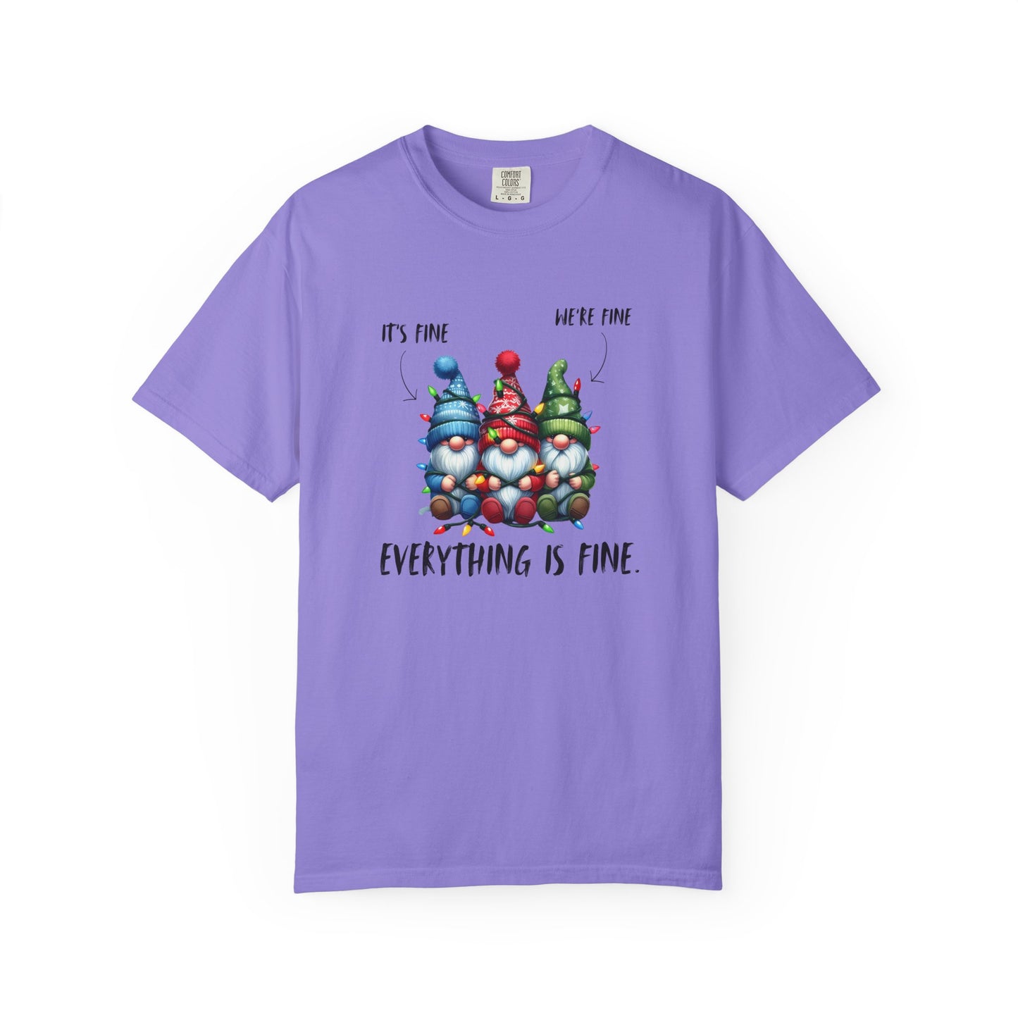 Christmas Gnomes Shirt – Cute Holiday Lights Graphic Tee