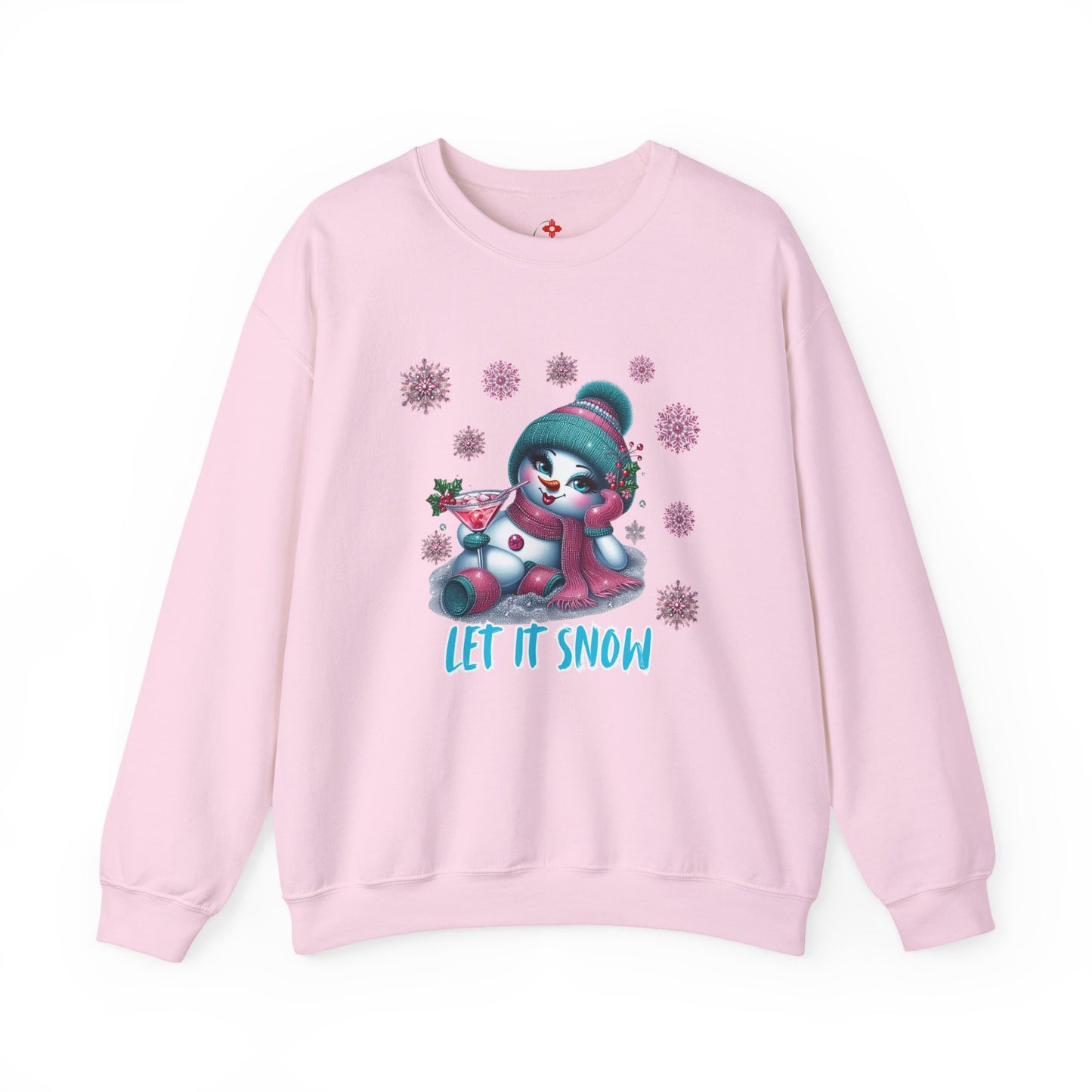 Let It Snow Shirt – Glam Snowwoman Christmas Tee