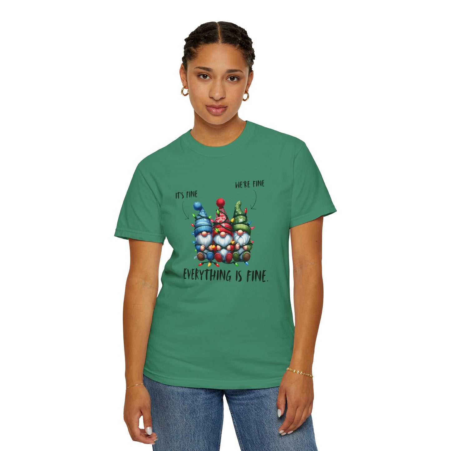 Christmas Gnomes Shirt – Cute Holiday Lights Graphic Tee