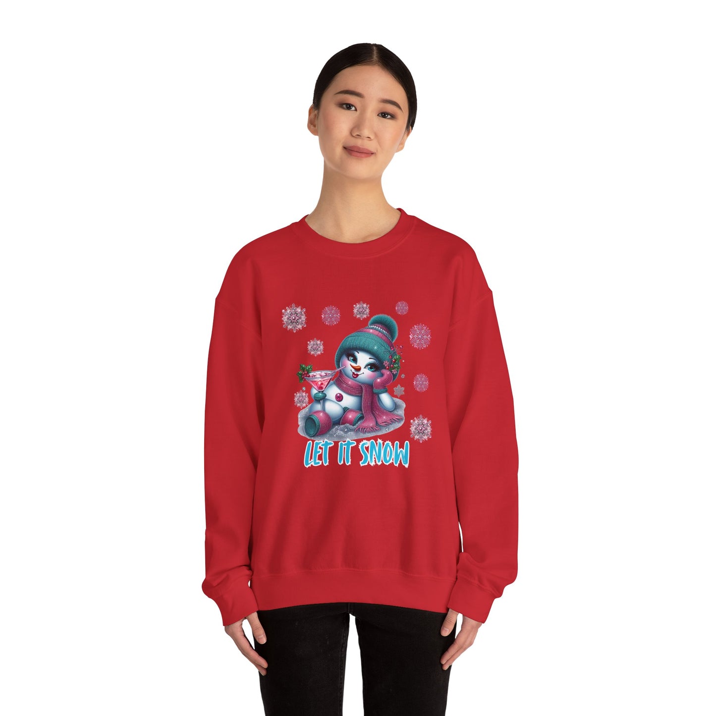 Let It Snow Shirt – Glam Snowwoman Christmas Tee