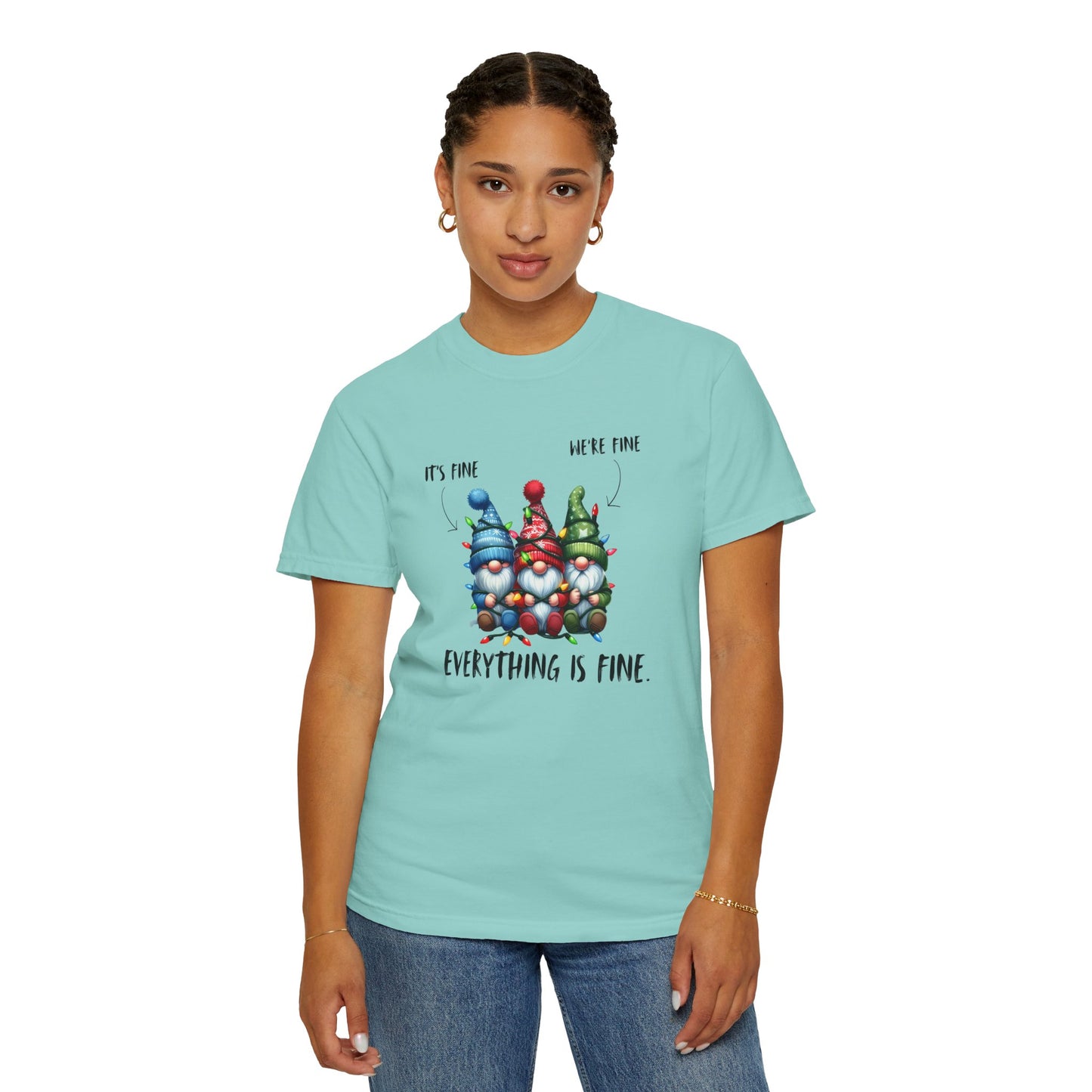 Christmas Gnomes Shirt – Cute Holiday Lights Graphic Tee