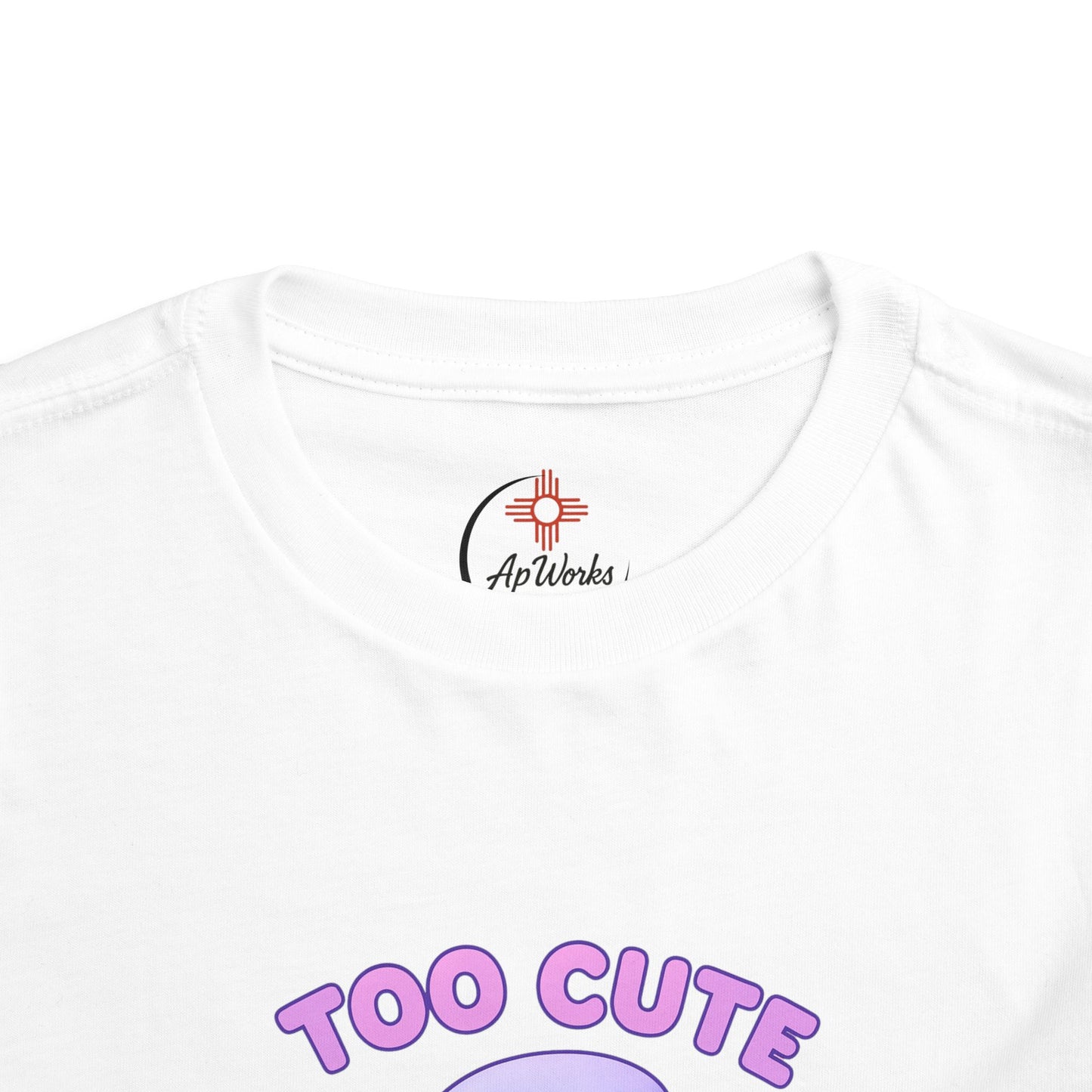 Too Cute To Spook Toddler Short Sleeve Tee – Kawaii Ghost Skateboard Halloween Shirt