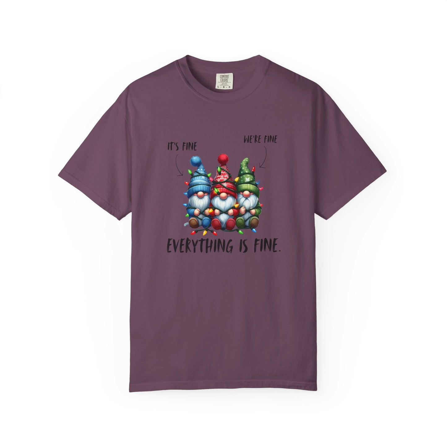 Christmas Gnomes Shirt – Cute Holiday Lights Graphic Tee