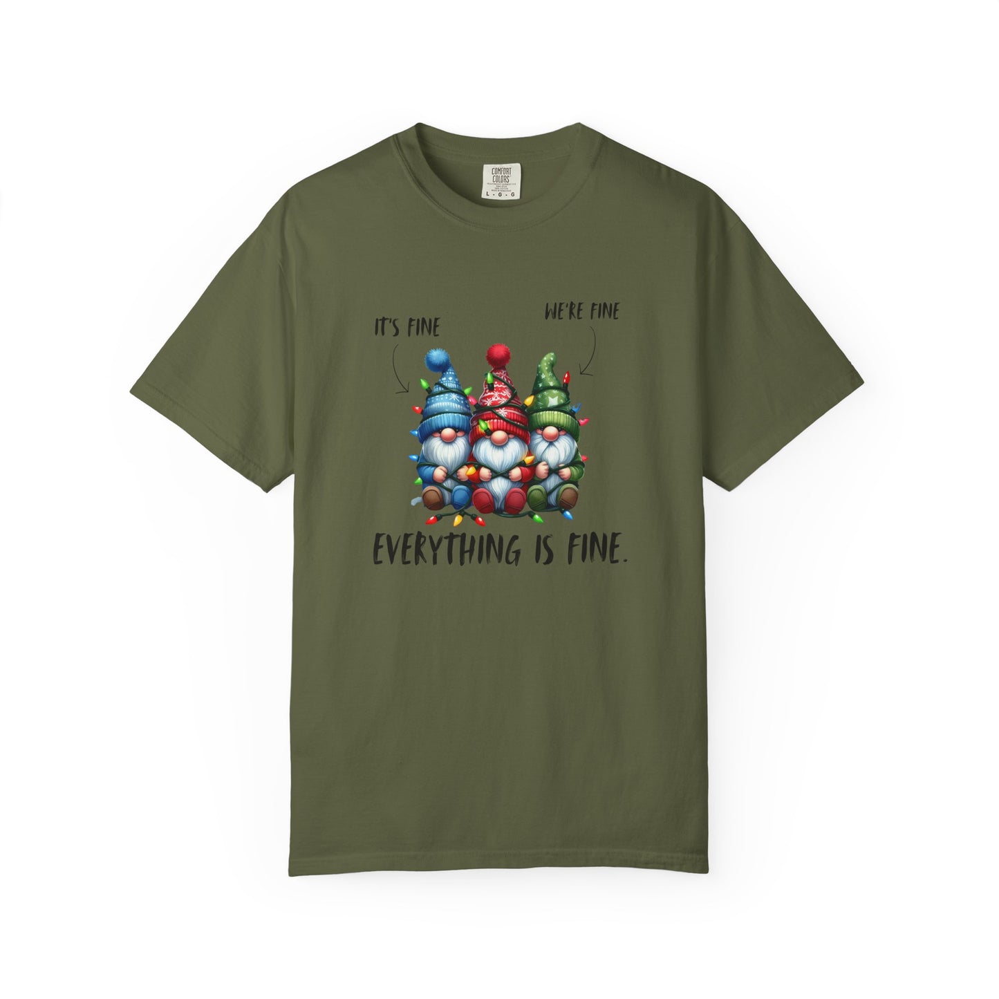 Christmas Gnomes Shirt – Cute Holiday Lights Graphic Tee
