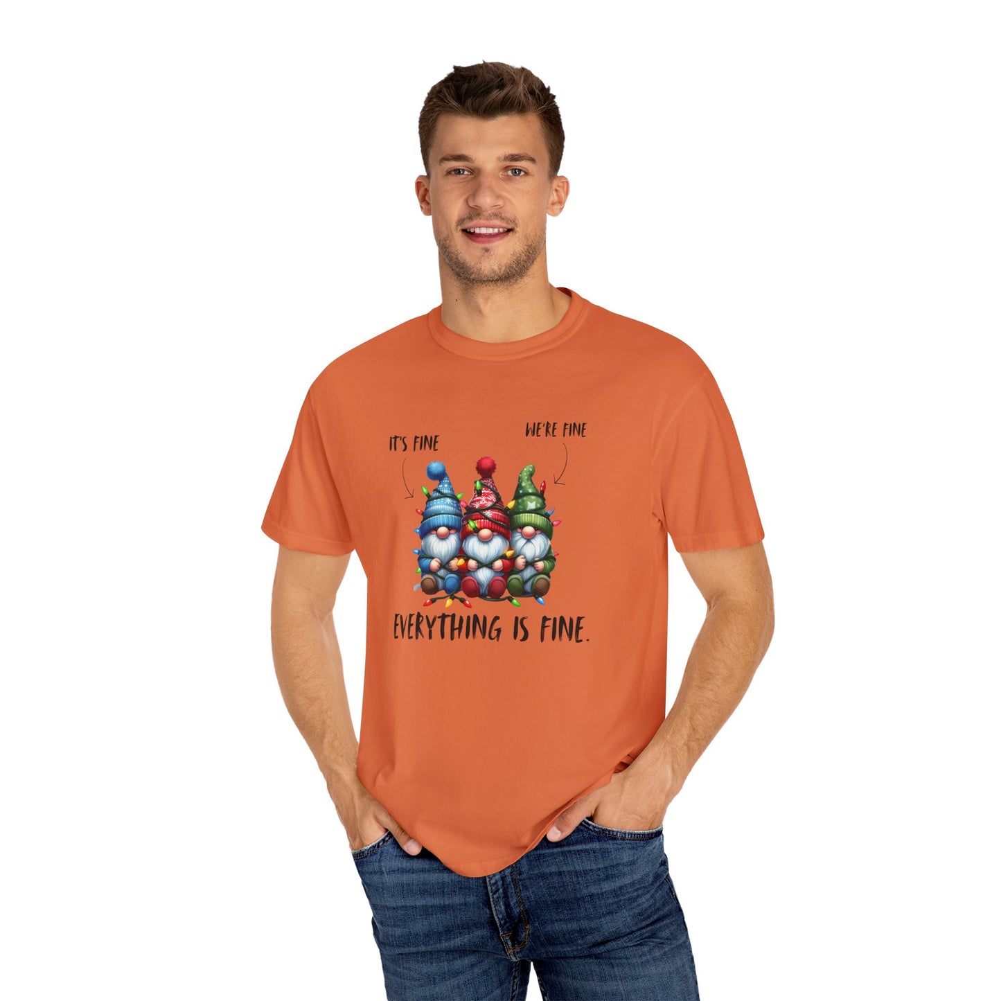 Christmas Gnomes Shirt – Cute Holiday Lights Graphic Tee