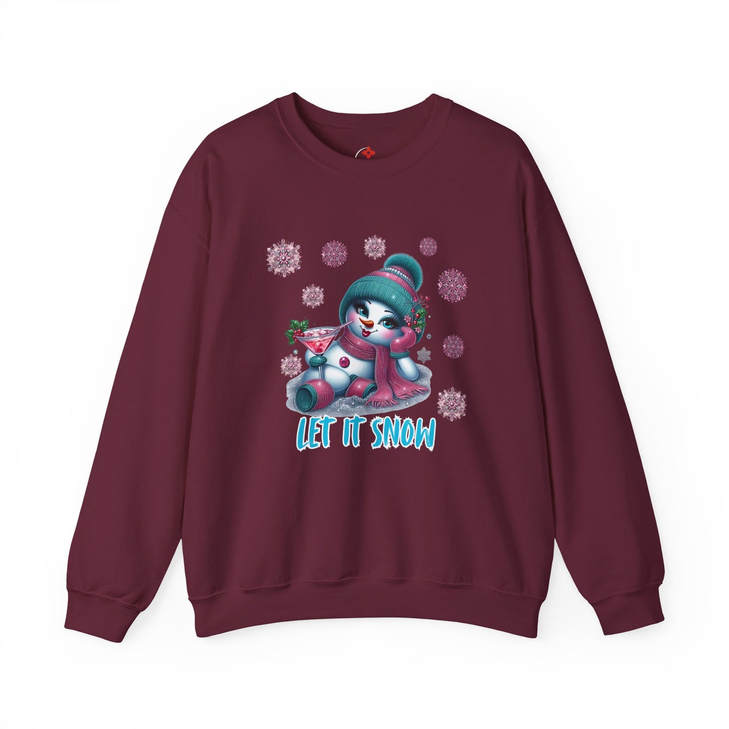 Let It Snow Shirt – Glam Snowwoman Christmas Tee