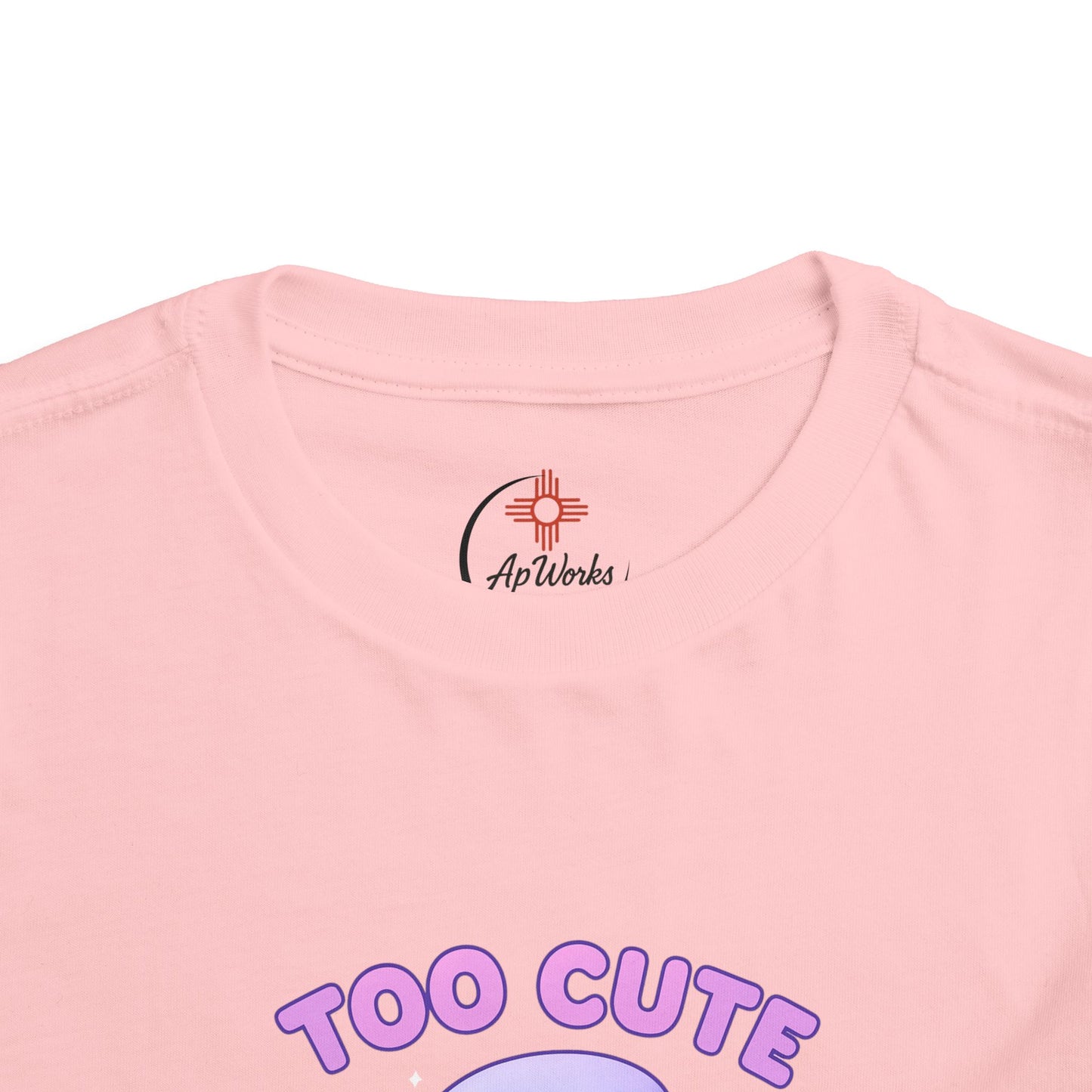 Too Cute To Spook Toddler Short Sleeve Tee – Kawaii Ghost Skateboard Halloween Shirt