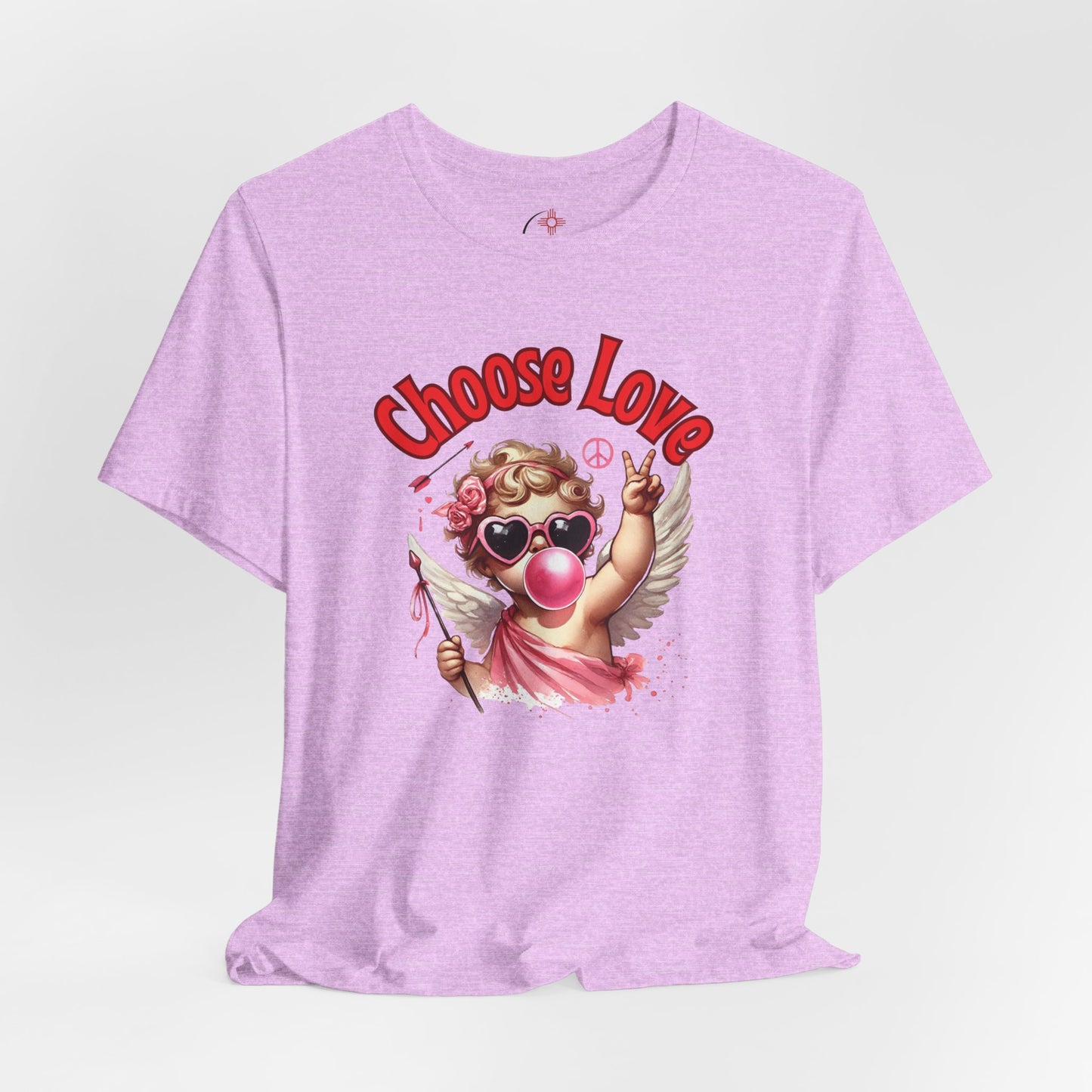 Choose Love Cupid T-Shirt – Peace & Love Valentine Graphic Tee