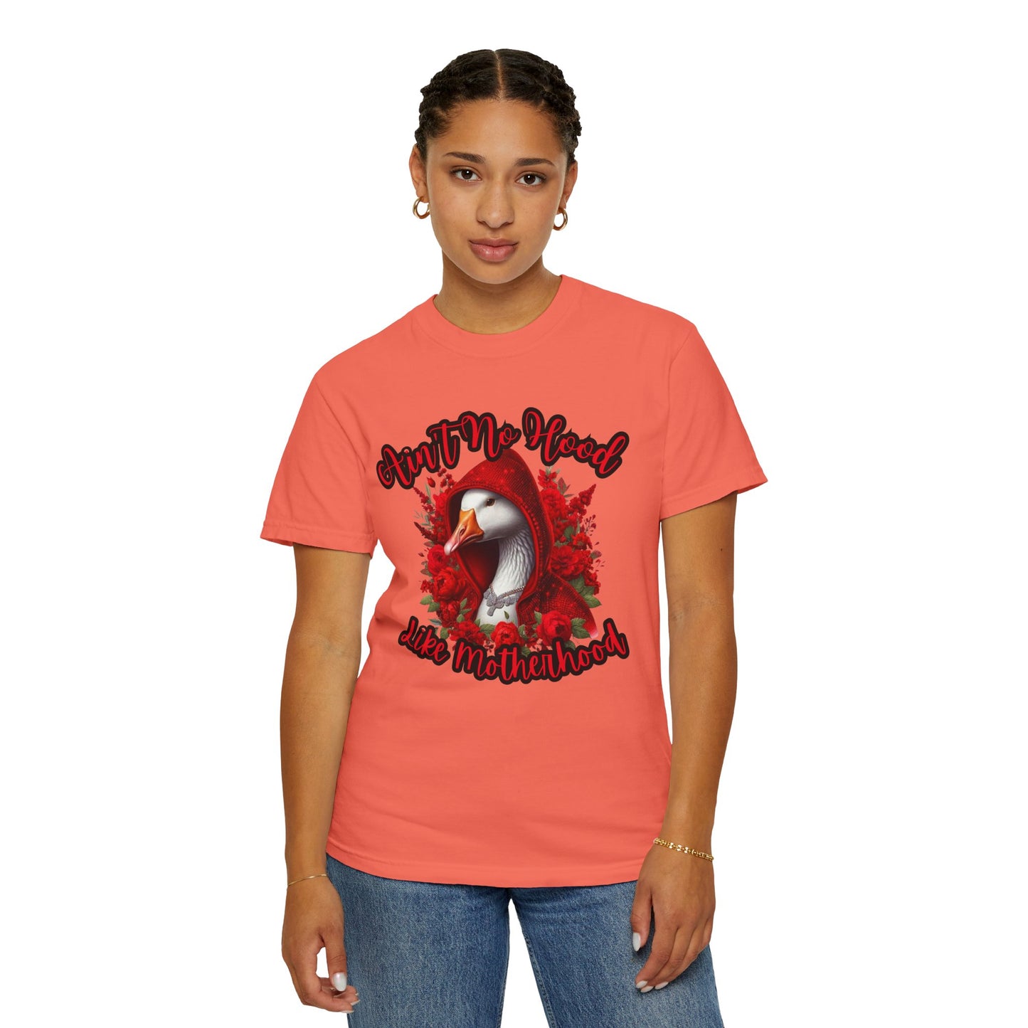 Ain’t No Hood Like Motherhood Shirt – Funny Goose Mom Life Tee
