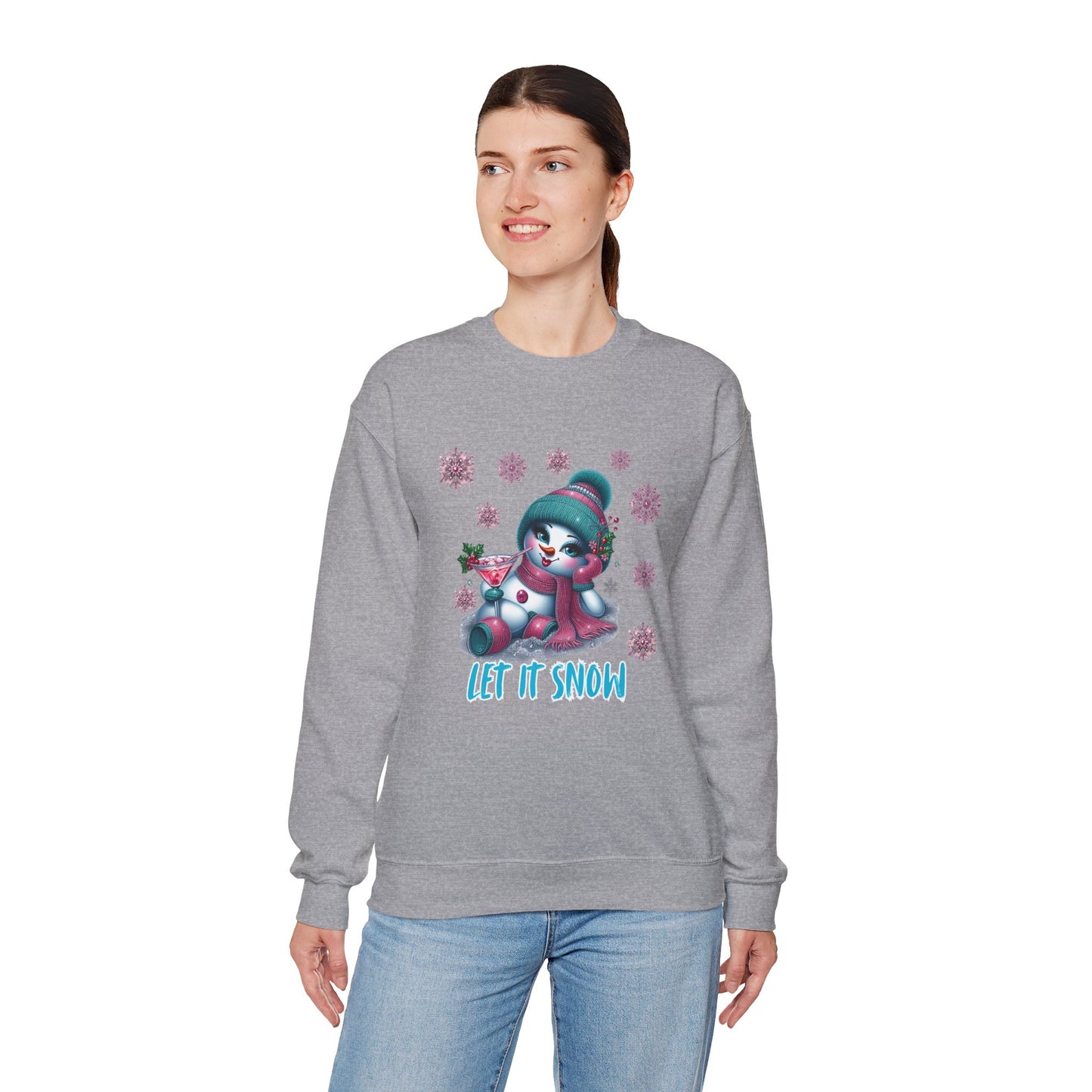 Let It Snow Shirt – Glam Snowwoman Christmas Tee