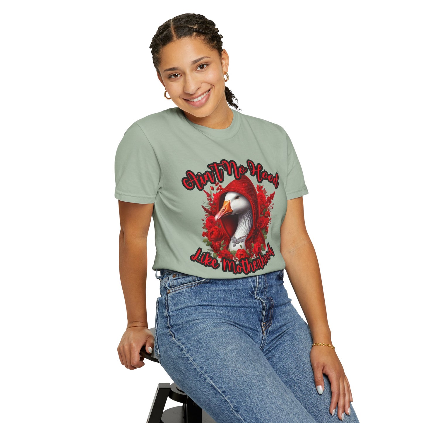 Ain’t No Hood Like Motherhood Shirt – Funny Goose Mom Life Tee