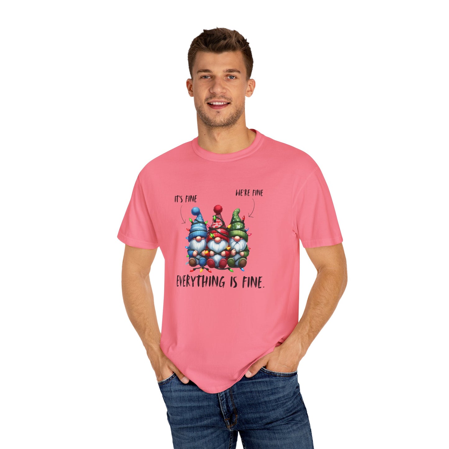 Christmas Gnomes Shirt – Cute Holiday Lights Graphic Tee