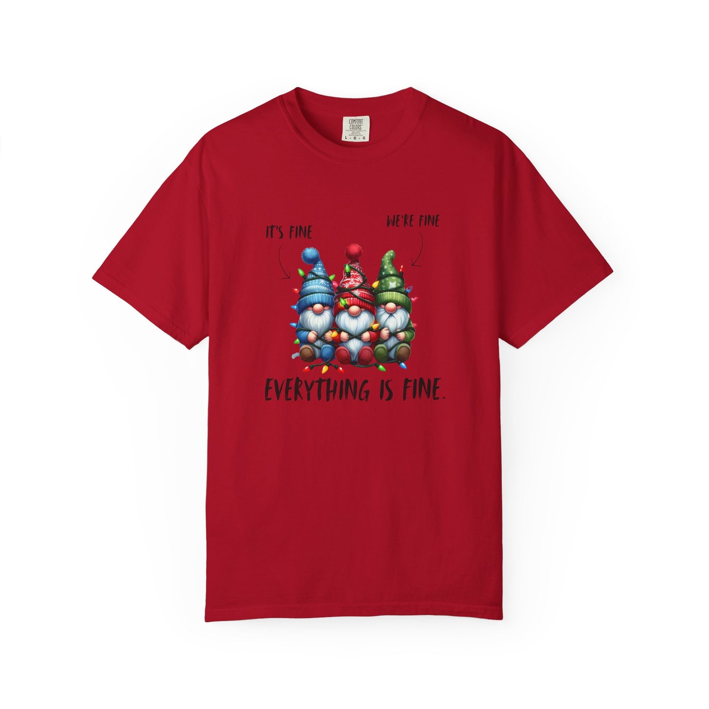 Christmas Gnomes Shirt – Cute Holiday Lights Graphic Tee