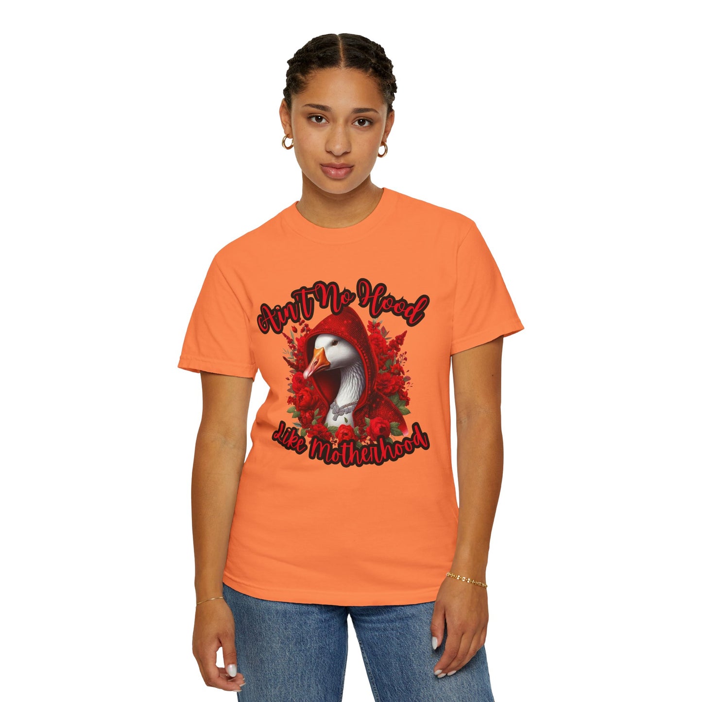 Ain’t No Hood Like Motherhood Shirt – Funny Goose Mom Life Tee