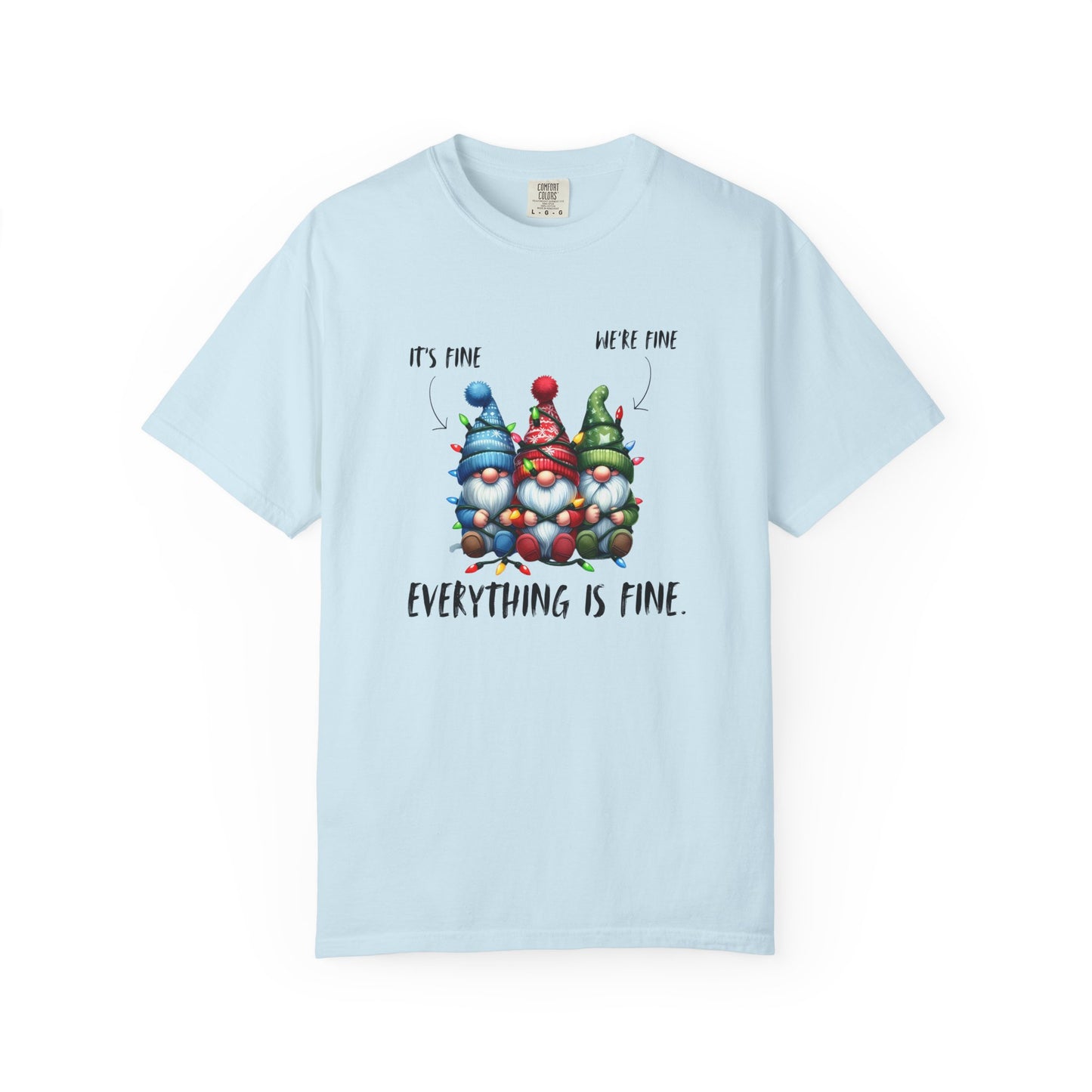 Christmas Gnomes Shirt – Cute Holiday Lights Graphic Tee
