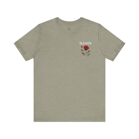 Blessed Roses T-Shirt – Bold Faith & Style Graphic Tee