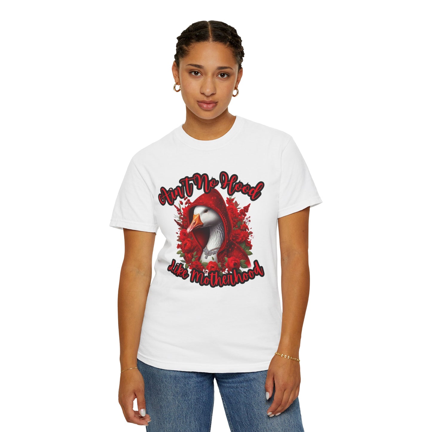 Ain’t No Hood Like Motherhood Shirt – Funny Goose Mom Life Tee