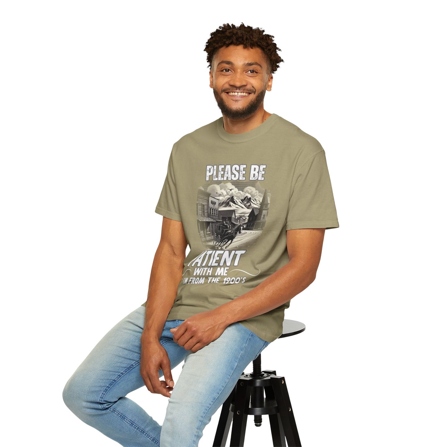 "Please Be Patient With Me I’m From The 1900’s" Retro Humor Tee
