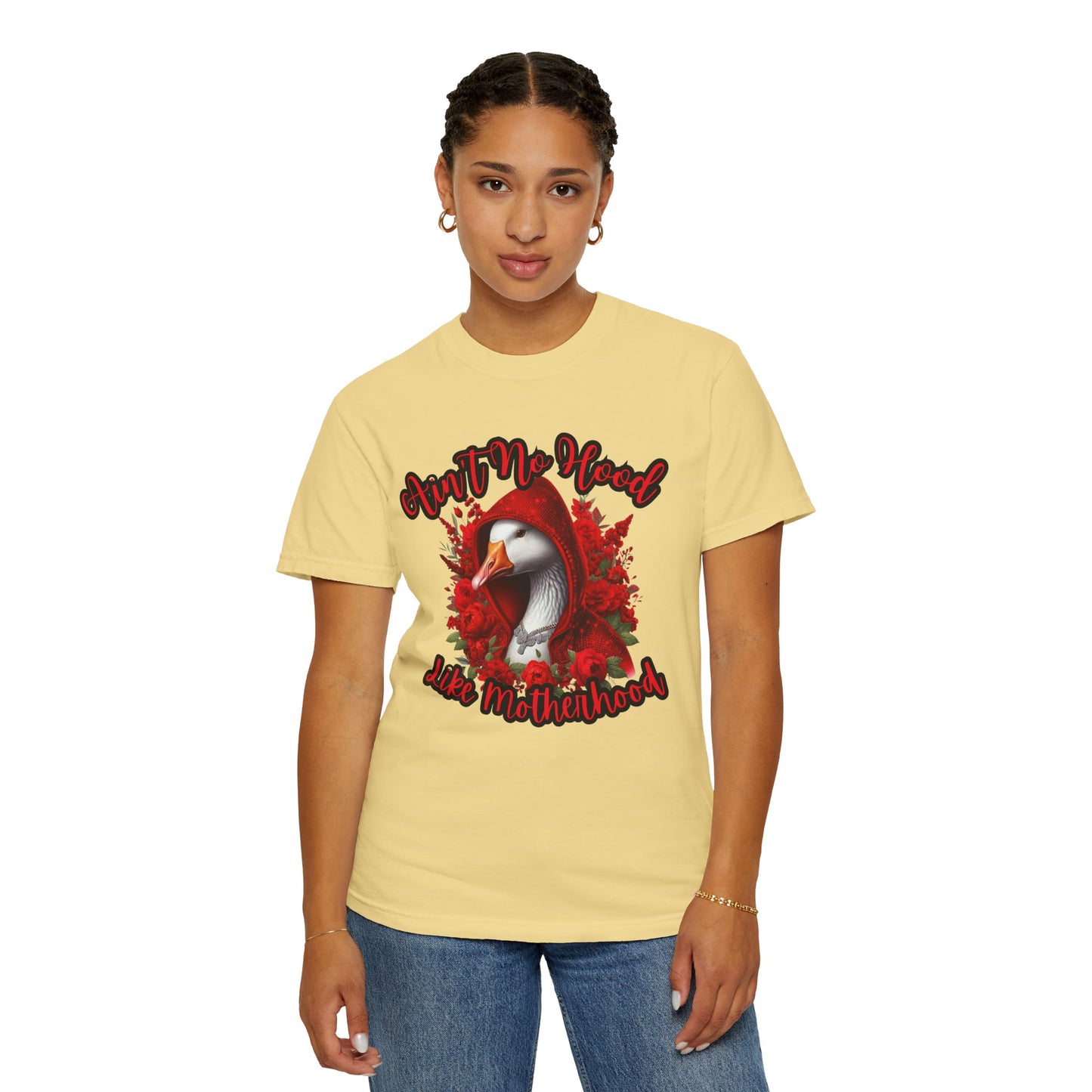 Ain’t No Hood Like Motherhood Shirt – Funny Goose Mom Life Tee