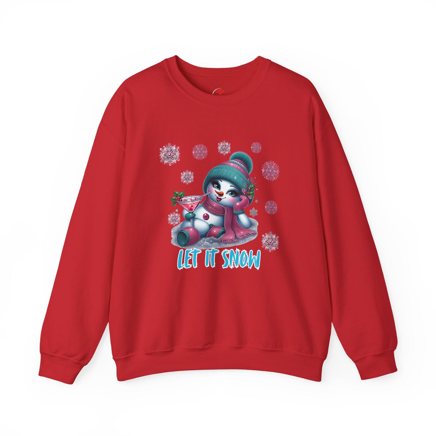 Let It Snow Shirt – Glam Snowwoman Christmas Tee