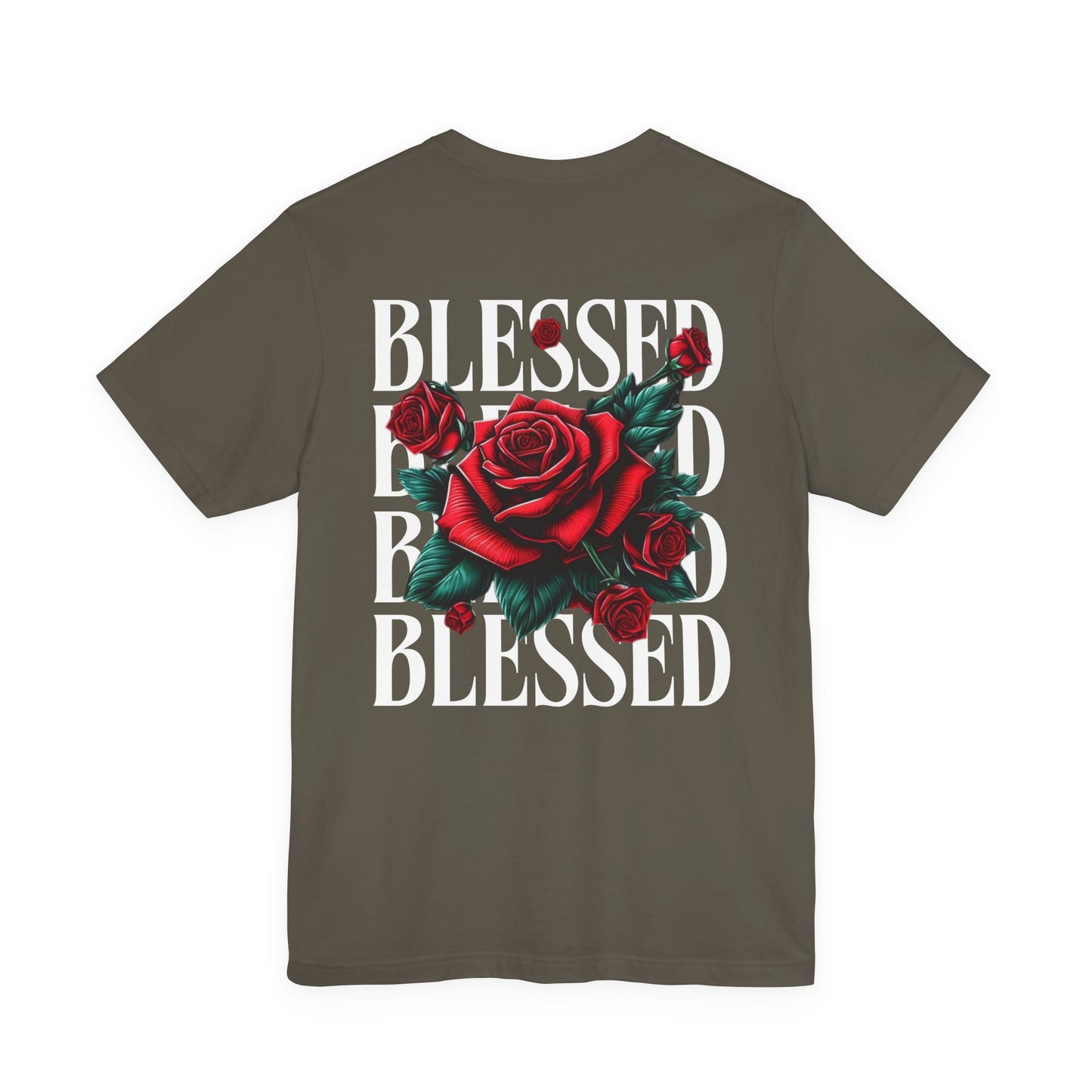Blessed Roses T-Shirt – Bold Faith & Style Graphic Tee