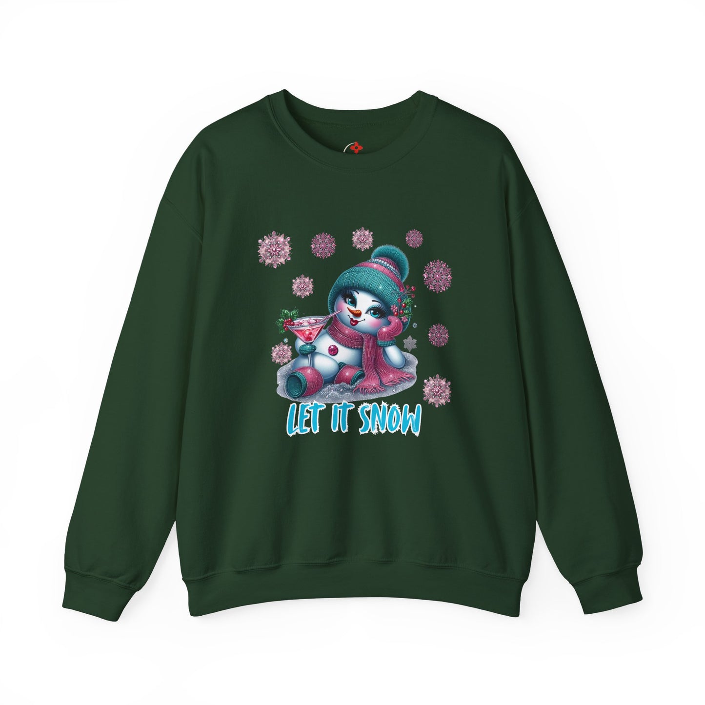 Let It Snow Shirt – Glam Snowwoman Christmas Tee