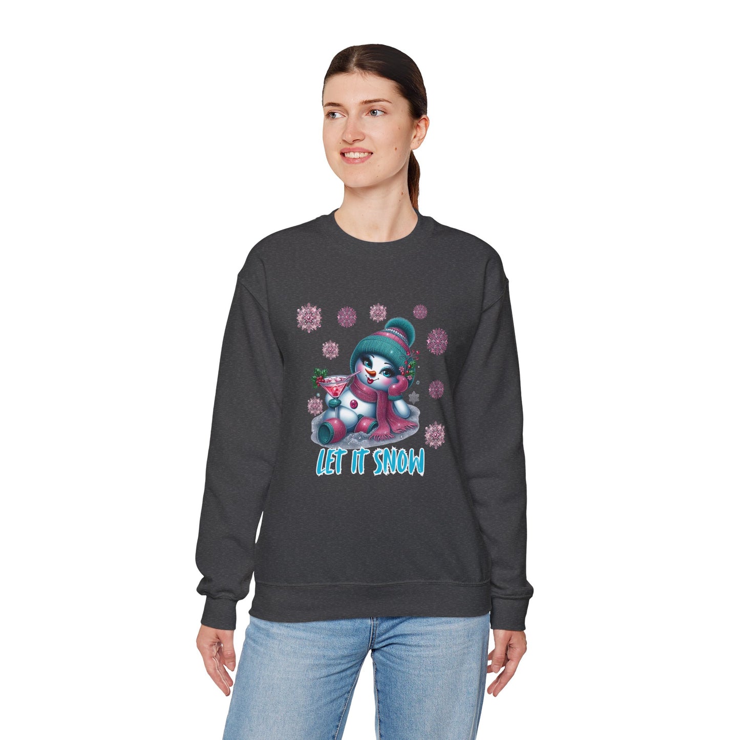 Let It Snow Shirt – Glam Snowwoman Christmas Tee